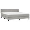 vidaXL Boxspring posteľ s matracom bledosiv&aacute; 180x200 cm l&aacute;tka