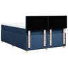 vidaXL Posteľn&yacute; r&aacute;m boxspring s matracom modr&yacute; 160x200 cm l&aacute;tka