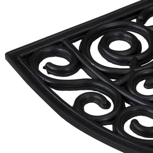 vidaXL Rohožka pred dvere, okr&uacute;hla 45x75 cm, guma