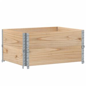 vidaXL Paletov&eacute; ohr&aacute;dky 2 ks 80x60 cm borovicov&yacute; mas&iacute;v