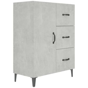 vidaXL Komoda bet&oacute;novo siv&aacute; 69,5x34x90 cm kompozitn&eacute; drevo