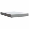 vidaXL Boxspring posteľ s matracom svetlosiv&aacute; 100x200 cm l&aacute;tka