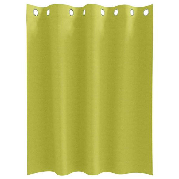 vidaXL Záclony na zatemnenie s krúžkami 2 pcs Zelená 140 x 140 cm