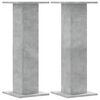 vidaXL Stojany na reproduktor 2ks bet&oacute;nov&eacute; 30x30x80cm kompozitn&eacute; drevo