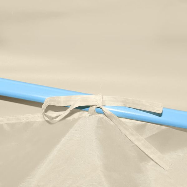 vidaXL Profesion&aacute;lny skladac&iacute; p&aacute;rty stan+4 steny 2x2 m, oceľ, kr&eacute;mov&yacute;