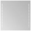 vidaXL LED k&uacute;peľňov&eacute; zrkadlo 30x30 cm