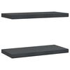 vidaXL N&aacute;stenn&eacute; police 2 ks 50x23,5 cm čierne nehrdzavej&uacute;ca oceľ