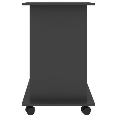 vidaXL PC stôl sivý 80x50x75 cm drevotrieska