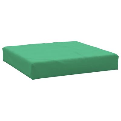 vidaXL Podložky na paletový nábytok 2 ks, zelené, oxfordská látka