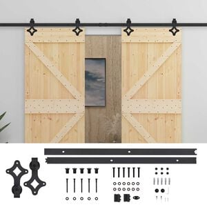 vidaXL Posuvn&eacute; dvere 2 ks 80 x 210 cm Borovicov&yacute; mas&iacute;v