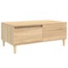 vidaXL Konferenčn&yacute; stol&iacute;k dub sonoma 90x50x36,5 cm spracovan&eacute; drevo