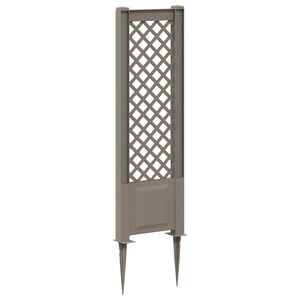 vidaXL Trellis s hrotom Siv&aacute; 43 x 6 x 165 cm PP
