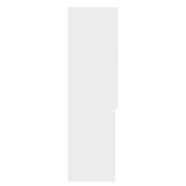 vidaXL Skrinka na práčku biela 70,5x25,5x90 cm