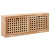 vidaXL &Uacute;ložn&aacute; lavica na top&aacute;nky 94x20x38 cm mas&iacute;vne orechov&eacute; drevo