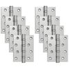 vidaXL P&aacute;nt 8 ks 105 x 78 x 13 mm Strieborn&aacute; Oceľ