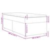 vidaXL Boxspring posteľ s matracom tmavosivá 100x200 cm látka