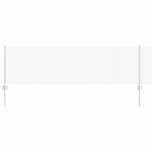 vidaXL Plot s podperou Strieborn&aacute; 0,6 x 10 m Oceľ