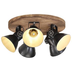 vidaXL Z&aacute;vesn&aacute; lampa 25 W čierna 50x50x25 E27