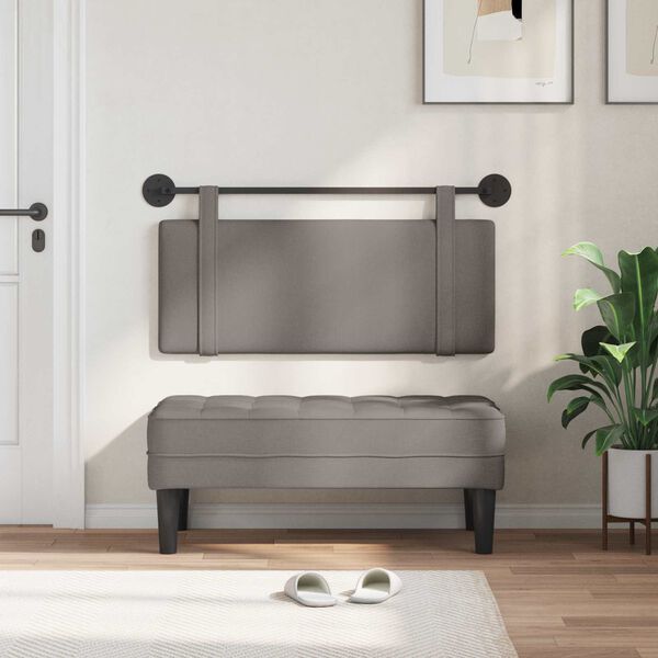 vidaXL Z&aacute;vesn&aacute; Čel&aacute; N&aacute;stenn&yacute; Sivohned&aacute; 110 x 55 x 5 cm l&aacute;tka