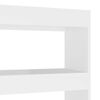 vidaXL Knižnica/deliaca stena biela 100x30x135 cm