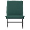 vidaXL Kreslo tmavozelen&eacute; 52x75x76 cm l&aacute;tka