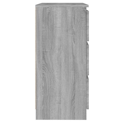 vidaXL Komoda sivý dub sonoma 60x35x76 cm spracované drevo