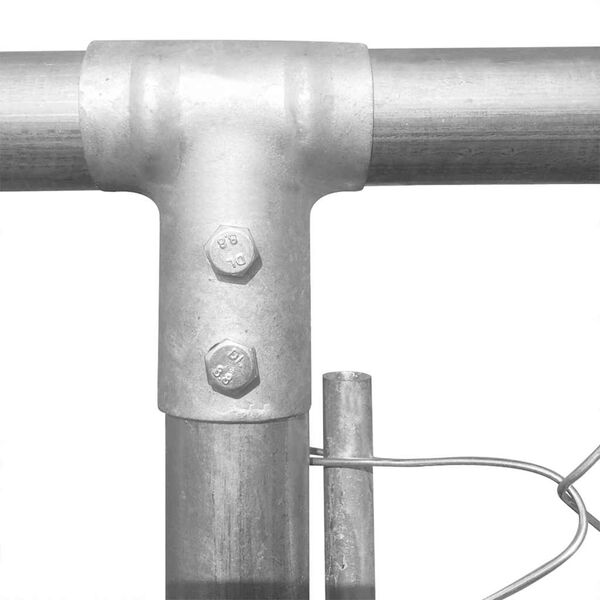 vidaXL Vonkaj&scaron;ia voli&eacute;ra pre psy so strechou 760x190x225 cm