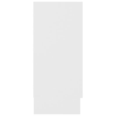 vidaXL Komoda, biela 120x30,5x70 cm, kompozitné drevo