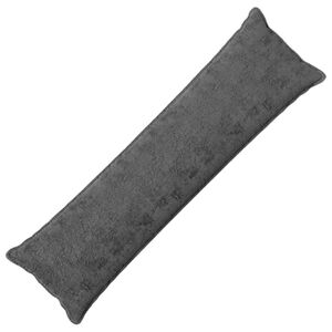 vidaXL Poťah na podložku HOUTEN Tmavosiv&aacute; 40 x 145 cm Umel&aacute; kr&aacute;ličia