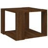 vidaXL Konferenčn&yacute; stol&iacute;k hned&yacute; dub 40x40x30 cm spracovan&eacute; drevo