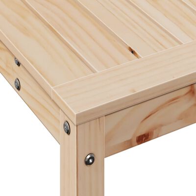 vidaXL Stôl na presádzanie s policou 82,5x35x75 cm masívna borovica