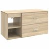 vidaXL Sada k&uacute;peľňov&eacute;ho n&aacute;bytku 2 pcs Dub sonoma Kompozitn&eacute; drevo