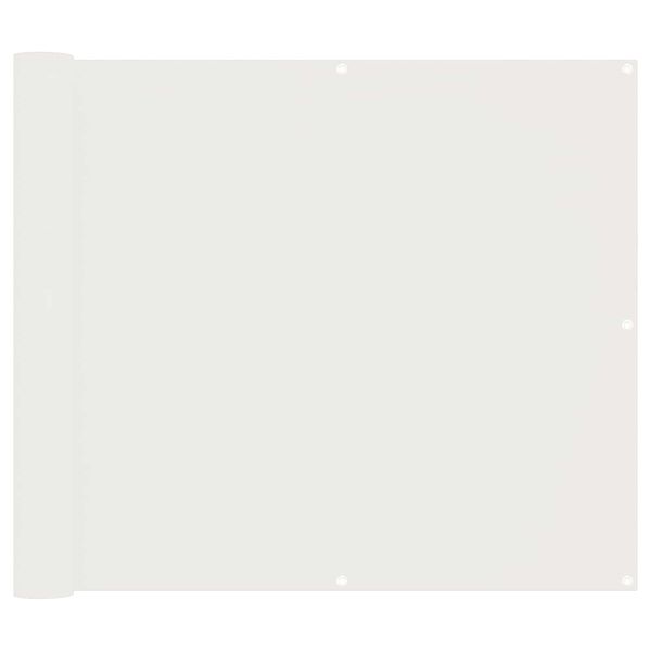 vidaXL Balk&oacute;nov&aacute; obrazovka PU potiahnut&yacute; oxford alu