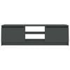 vidaXL TV skrinka, siv&aacute; 120x30x35,5 cm, kompozitn&eacute; drevo