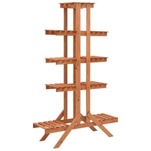 vidaXL Stojan na kvetiny 83x25x132 cm jedľov&eacute; drevo