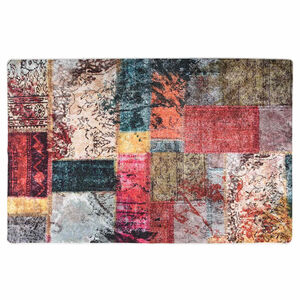 vidaXL Prateľn&yacute; koberec patchwork 80x150 cm viacfarebn&yacute; proti&scaron;mykov&yacute;
