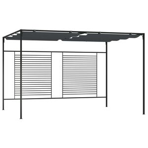 vidaXL Alt&aacute;nok so zaťahovacou strie&scaron;kou 4x3x2,3 m antracitov&yacute; 180 g/m&sup2;