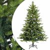 vidaXL Umel&yacute; Skl&aacute;pac&iacute; Vianočn&yacute; Stromček 120 cm 150 LED Tepl&aacute; biela