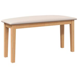 vidaXL Lavica 90 cm z mas&iacute;vneho dreva Guma
