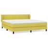 vidaXL Boxspring posteľ s matracom zelen&aacute; 180x200 cm l&aacute;tka