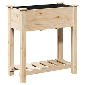 vidaXL Z&aacute;hradn&yacute; kvetin&aacute;č B&eacute;žov&aacute; 71 x 37 x 76,5 cm