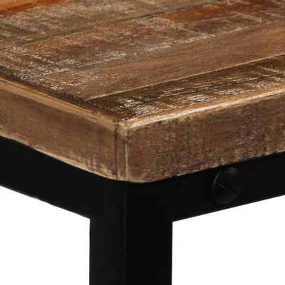 vidaXL Konzolový stolík, masívne recyklované teakové drevo 90x30x76 cm