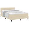 vidaXL Posteľ boxspring s matracom Kr&eacute;mov&aacute; 140 x 200 cm l&aacute;tka