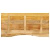 vidaXL Stolová doska so zakrivením 110x60x2,5 cm surový mangový masív