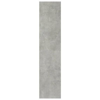 vidaXL Knižnica/deliaca stena betónová sivá 100x30x135 cm