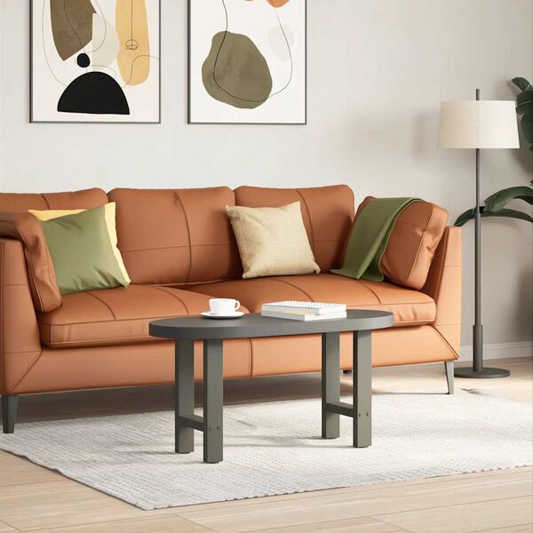 vidaXL Nohy konferenčn&eacute;ho stol&iacute;ka, antracitov&eacute;, 2 ks, 38 x (42-43) cm, oceľov&eacute;