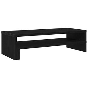 vidaXL Stojan na monitor, čierny dub, 54x22x15 cm, umel&eacute; drevo
