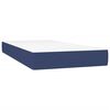vidaXL Boxspring posteľ s matracom modr&aacute; 100x200 cm l&aacute;tka