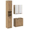 vidaXL Set kabinetov do k&uacute;peľne 3 ks Remeseln&yacute; dub 32 x 34 x 188,5 cm