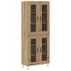 vidaXL Highboard Remeseln&yacute; dub 69,5 x 34 x 90 cm Kompozitn&eacute; drevo